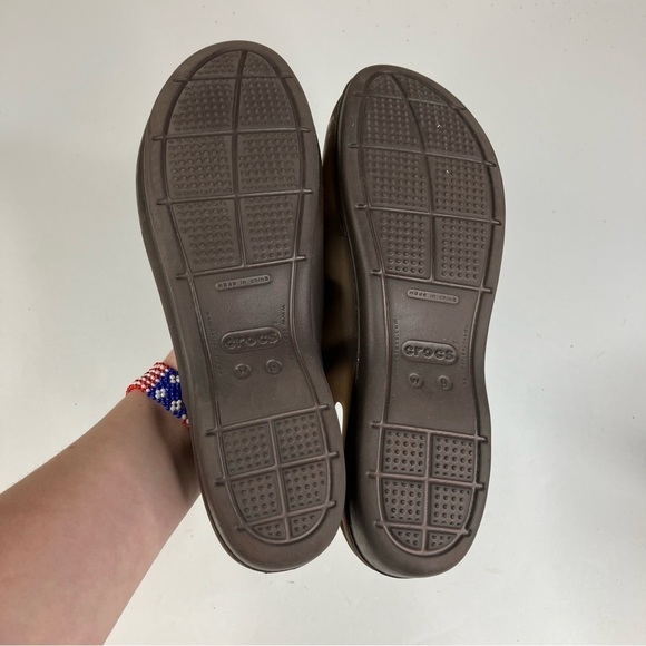 Crocs Slingback Peep Toe Shoes Size 9 - Picture 6 of 6